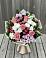 Букет цветов из: Альстромерии, Гвоздики, Розы и Хризантемы в Мензелинске