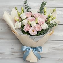 Букет цветов из:  Лизиантусы в Мензелинске