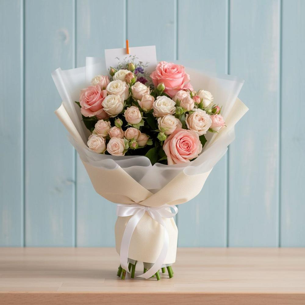 Букет цветов из: Розы в Мензелинске