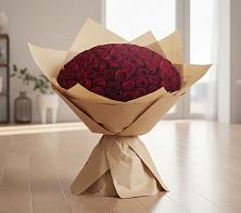 Букет 101 Красная роза в Мензелинске