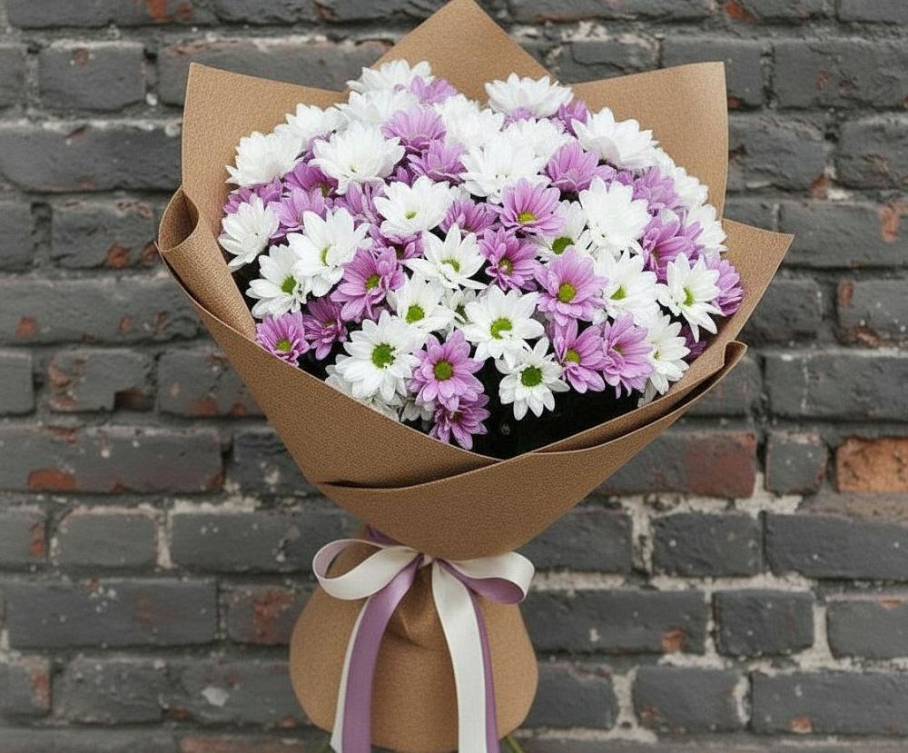 Букет цветов из: Хризантемы в Мензелинске