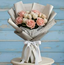 Букет цветов из:  Розы #REPLACE_PRED# Мензелинске