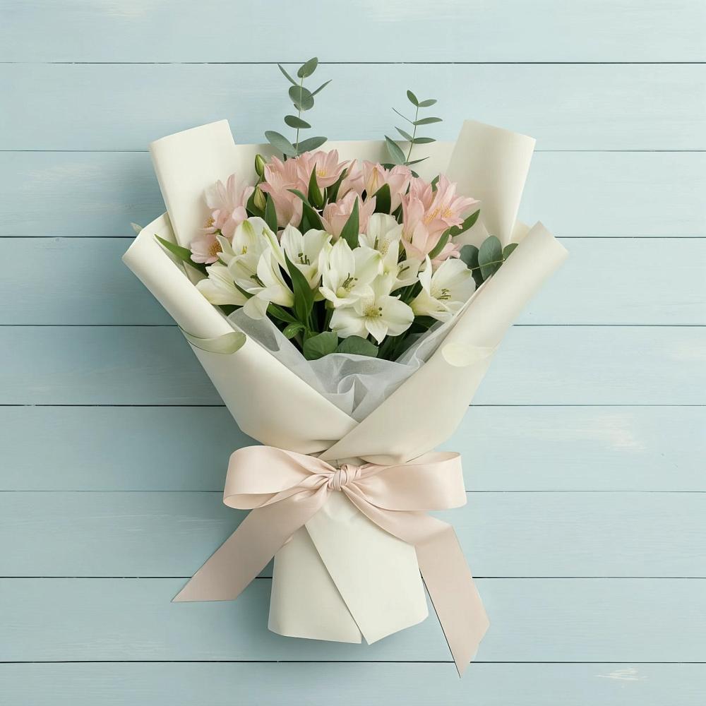 Букет цветов из: Альстромерии в Мензелинске