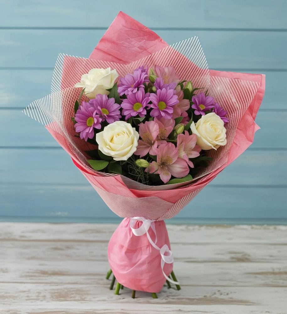 Букет цветов из: Герберы в Мензелинске