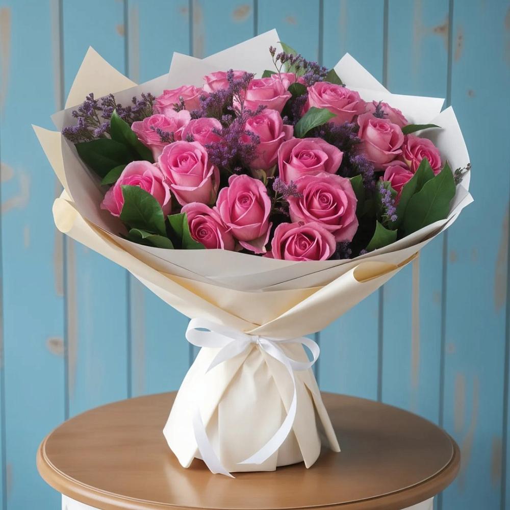 Букет цветов из: Розы в Мензелинске