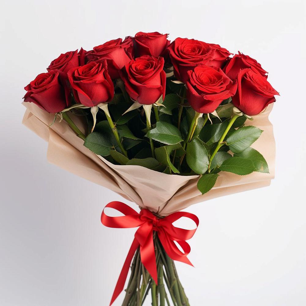 Букет 11 Красных роз Эдлесс Лав в Мензелинске